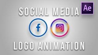 Social Media Logo Animation for Intros/Outros/Pop-Ups - Adobe After Effects Tutorial