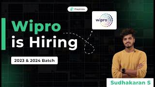 Wipro Is Hiring for 2023 & 2024 Batch | Project Engineer