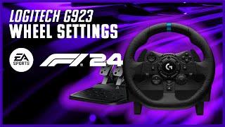 F1 24 - Logitech G923 Best Wheel Settings for PC - Realistic Feel (All Experience Levels)