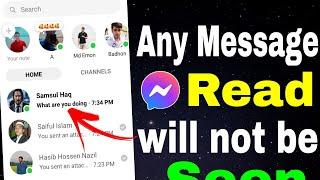 How to Read Facebook Messenger Messages Without Being Seen | Read Receipts