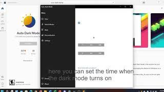 How to get auto dark mode on Windows 10 or 11