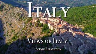 Views of Italy【Flying Over Italy】Drone 4K - Scenic Relaxation