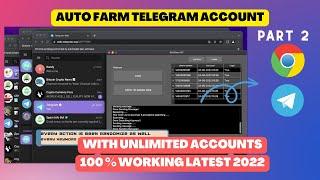 Bot Waze Farm Telegram Accounts to Gain Trust before using add members Telegram Farming Bot -Part 2