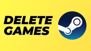 How to delete games on steam