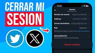 Cómo CERRAR SESION en Twitter (X) | Guía Completa!
