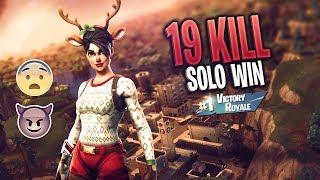 HIGH KILL GAME! 19 KILL SOLO *WIN* (Fortnite Battle Royale) | SLayZoR