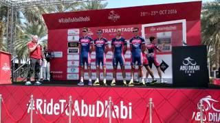 2016 Abu Dhabi tour -  Minsk Cycling Club at Stage 3 sign-in