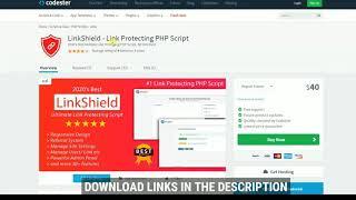 Free PHP Script | Latest Version LinkShield - Link Protecting PHP Script Free