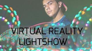 360 VIDEO OF VIRTUAL LIGHTSHOW! | RAVE TRAIN TV