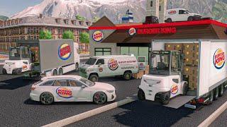 Burger King BIO à 3.000.000€ sur FS 22 | Livraison de tous les menus BK en Audi RS6