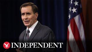 Watch again: Pentagon spokesperson John Kirby holds briefing on Afghanistan