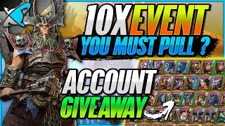 10X EVENT... You MUST Summon !? | INSANE Account Giveaway | RAID: Shadow Legends