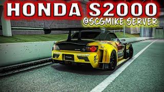 HONDA S2000  WIDEBODY | ASSETTO CORSA @ SCGMIKE JDM SERVER | Night Drive | STEERING WHEEL G29