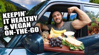 WHAT I EAT ON THE ROAD | EASY SNACKS & MEALS 