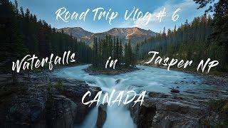 Waterfalls in JASPER NATIONAL PARK, CANADA - Road Trip Photography Vlog #6