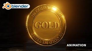 Modeling a Gold Coin in Blender 3.5