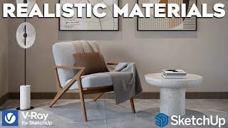 Realistic Materials with Multi Sub Map | V-Ray Visualization Tutorial