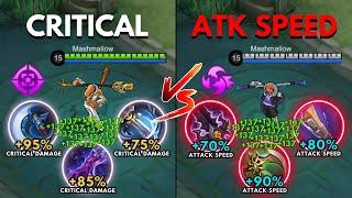 Sun Critical Build vs Sun Attack Speed Build