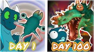 I Played 100 Days of Spore as a DRAGON