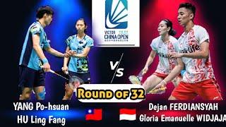 Dejan/Gloria vs Yang Po-hsuan/Hu Ling Fang | R32 China Open 2023