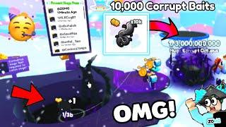 OMG!  I CAUGHT *HUGE CORRUPT OCTOPUS* with 10,000 CORRUPT BAITS in Pets GO!