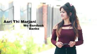 aari thi marjani va bandook banke Tik Tok Famous || College Love Story Videos || AI CREATION