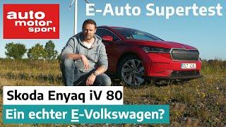 Nur MEB Einheitsbrei? Skoda Enyaq iV 80 im E-Auto Supertest mit Alex Bloch