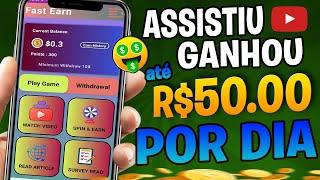 APP para GANHAR DINHEIRO ASSISTINDO VIDEOS Ganhe R$50 por Dia App que Paga via Pix