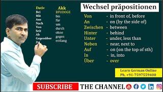 Wechselpräpositionen | Two way prepositions | German for beginners A2 | Learn German