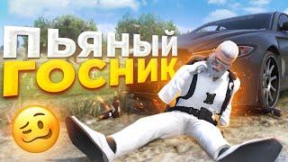 ПЬЯНЫЙ ГОСНИК ДУШИТ УГОНЩИКОВ в GTA RP / MAJESTIC RP