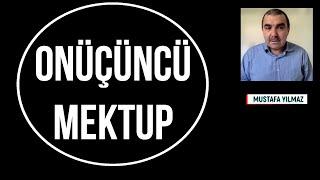 ONÜÇÜNCÜ MEKTUP MUSTAFA YILMAZ