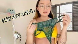 [4K] See-through lingerie try-on haul with Emilia #transparenthaul #tryonhaul2023 #lingerie PWS122