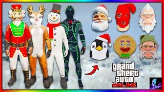 ALL Limited Time CHRISTMAS Clothing - Masks & Outfits! (GTA 5 Online Christmas 2023 DLC Update)