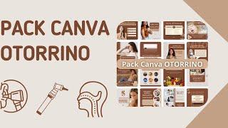 PACK CANVA OTORRINO- CANVA OTORRINO -POSTS INSTAGRAM OTORRINO