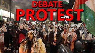 LIVE from SHUT DOWN Presidential Debate For Gaza Protest in Philadelphia