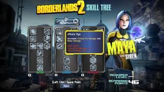 Borderlands 2 - Maya Skill Tree Analysis