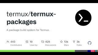 GitHub - termux/termux-packages: A package build system for Termux.