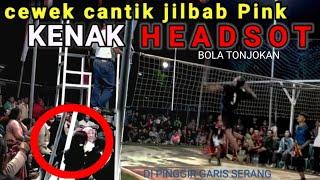 gak tega..!!cewek cantik jilbab pink kenak Headsot •Final Kepala Desa Cup