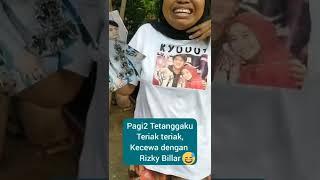 lesty rizky billar  fans emak emak nangis