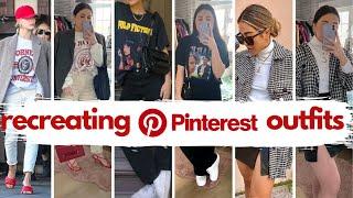 RECREATING PINTEREST OUTFITS | CELEB STYLE  | Chloe Ellis