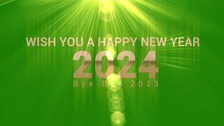 A Happy New Year 2024 Green Screen Background Video Effect   Best Happy Year 2024 Green screen
