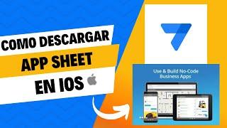 Como descargar App Sheet en iOS | CBTis 174