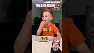 GIGI PAPA RONTOK⁉️#shortvideo #shorts #seru #main #candy #papa #tooth #comedy #mama #satisfying