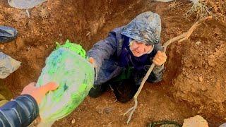 A house in the heart of the mountains! See how this grandmother rebuilds her life ️