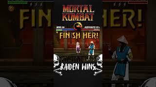 RAIDEN VS SINDEL - FATALITY!!! MK TRILOGY  #arcadegame #mkarcade