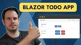 Blazor Tutorial - Creating a Todo App using Blazor Server