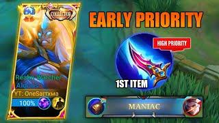 ALDOUS HIGH PRIORITY EARLY ITEM IN RANK GAME | ALDOUS BEST BUILD 2023