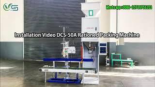 How to install Automatic Packing Machine-Vos rice mill