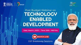 Post Budget Webinar on Promoting R&D, Human Resources in Emerging Areas