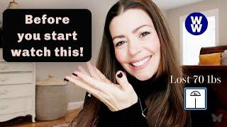 HOW TO START WEIGHT WATCHERS | Tips for starting weight watchers | Be Successful from the start!